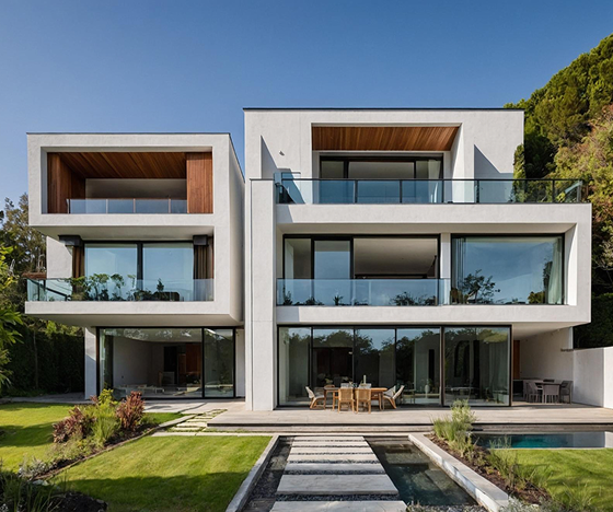 Porównanie domu na przedmieściach i apartamentu w centrum Batumi.