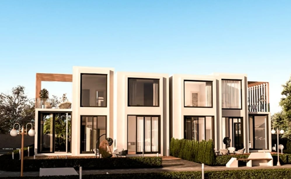 Villa Park - Next - nowoczesna architektura willi z tarasami