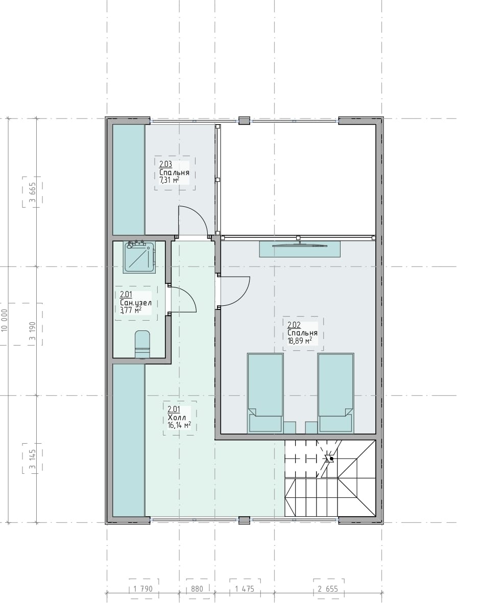 Tsikhizdiri Gardens - szczegółowy rzut wnętrza z rozkładem pomieszczeń