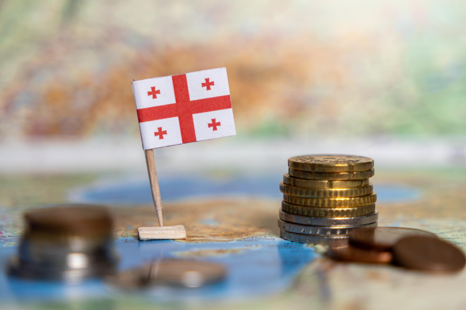 Mapa geopolityczna regionu Kaukazu