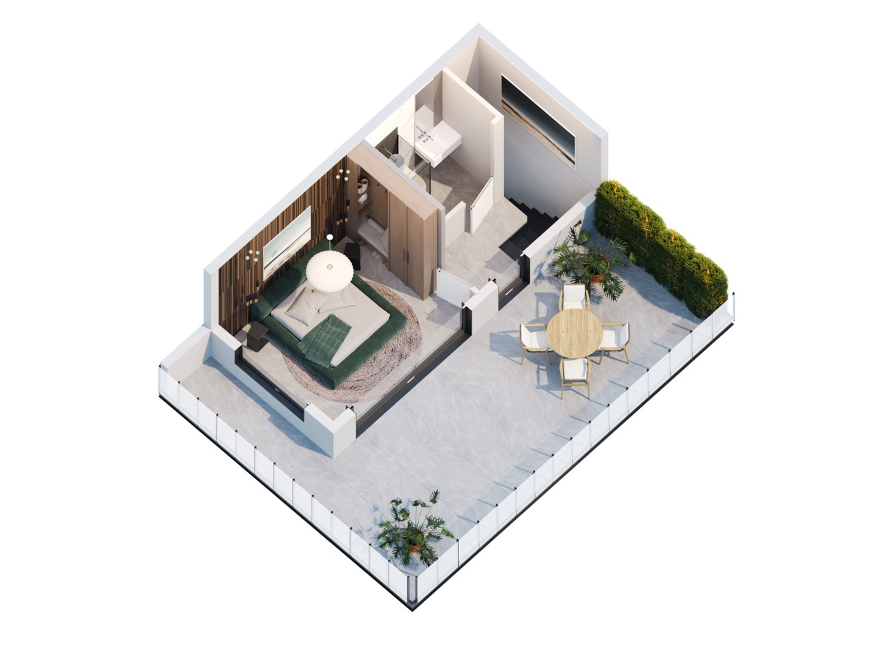 ParkLime - przykładowy townhouse z nowoczesną architekturą