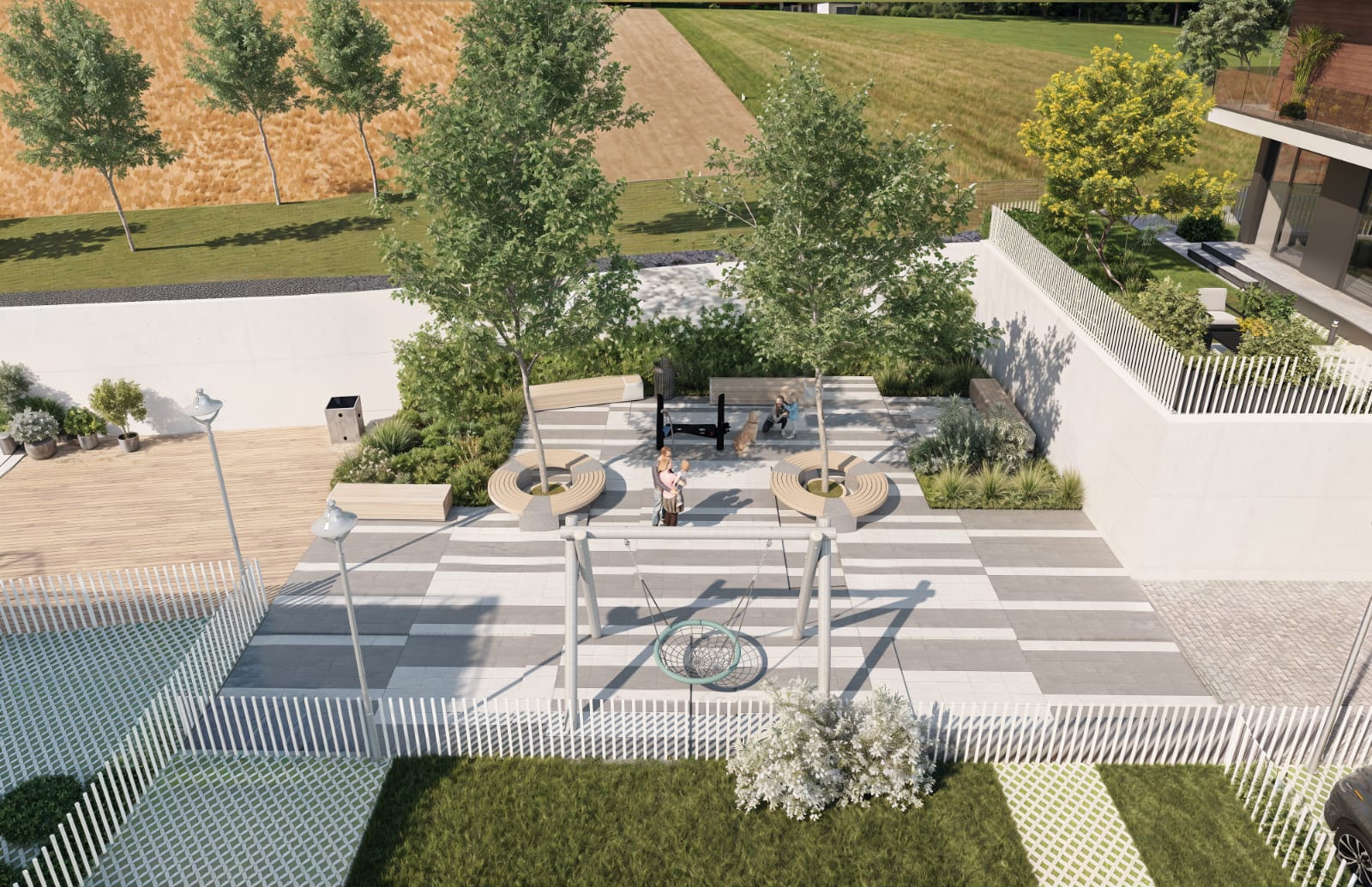 Mimosa - prywatna działka