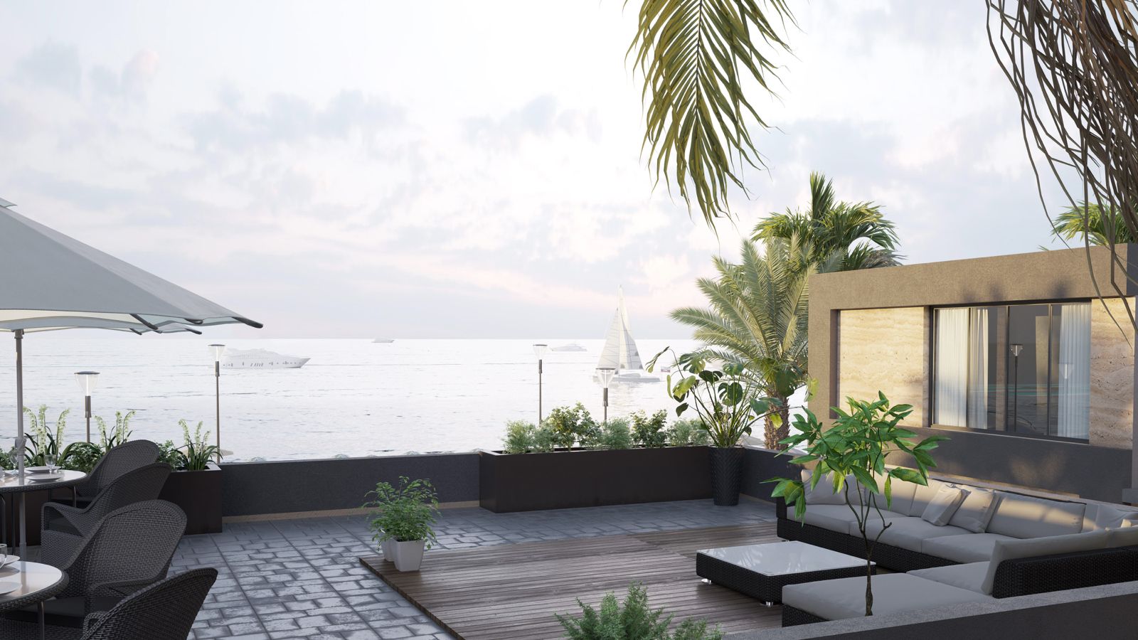 Kobuleti Village - wnętrze salonu