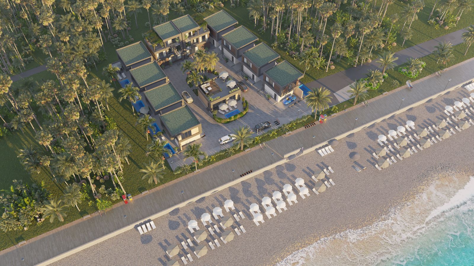 Kobuleti Village - elegancka sypialnia