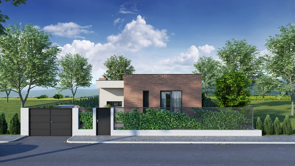 Villa Vista Rose Garden - willa z cegłą i ogrodem