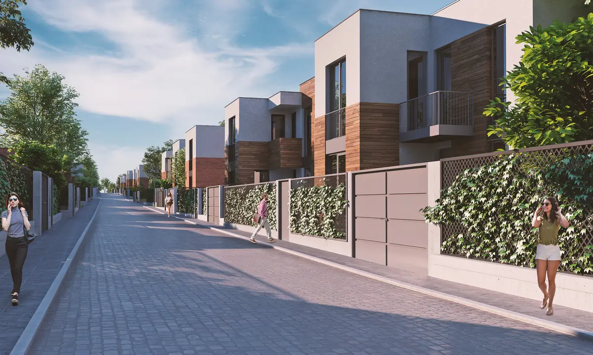 Villa Vista - wewnętrzne uliczki osiedla