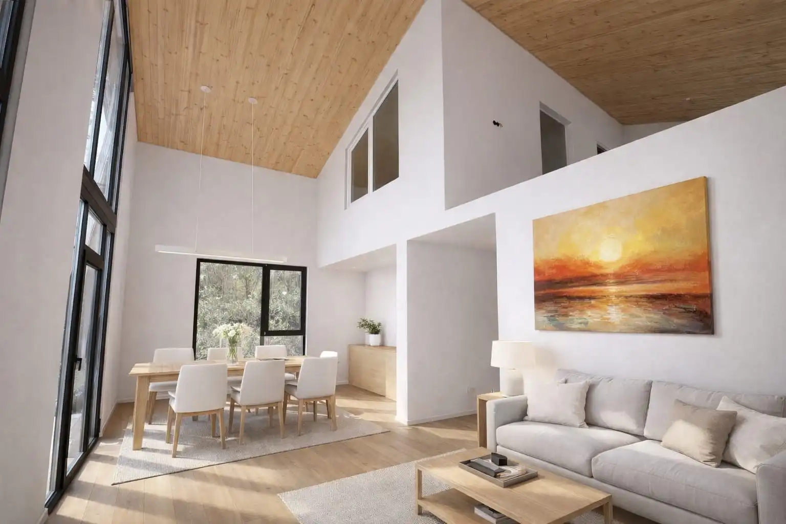 Tsikhisdziri Gardens - przytulna sypialnia na antresoli