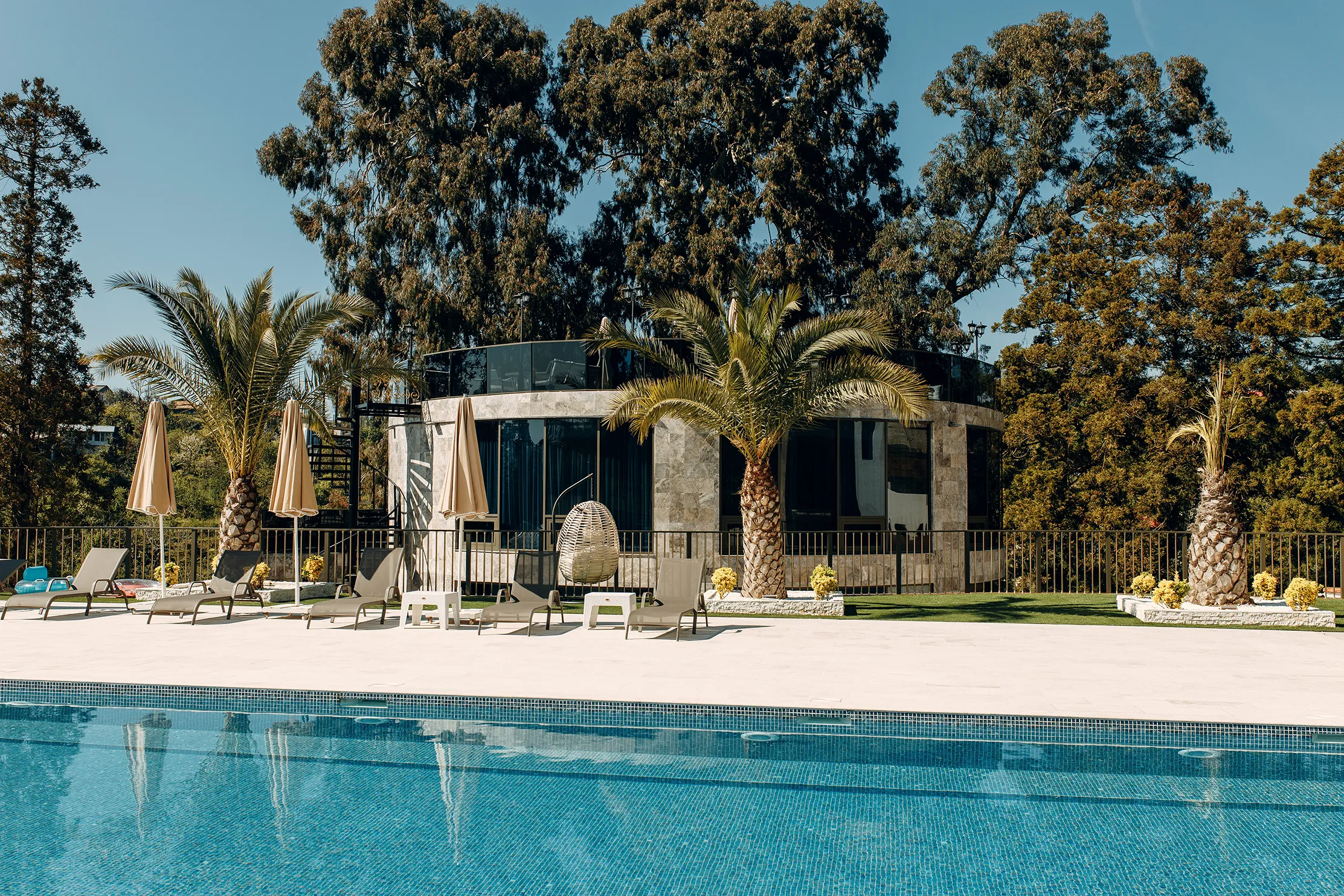 Elysium Park Residences - teren kompleksu z lotu ptaka