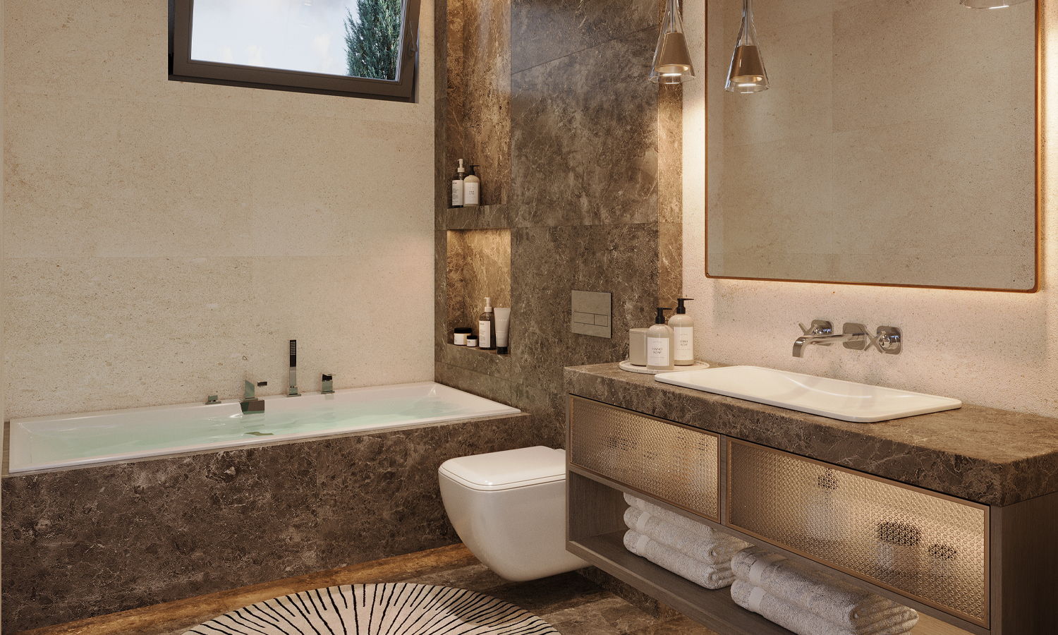 Elysium Park Residences - łazienka willi